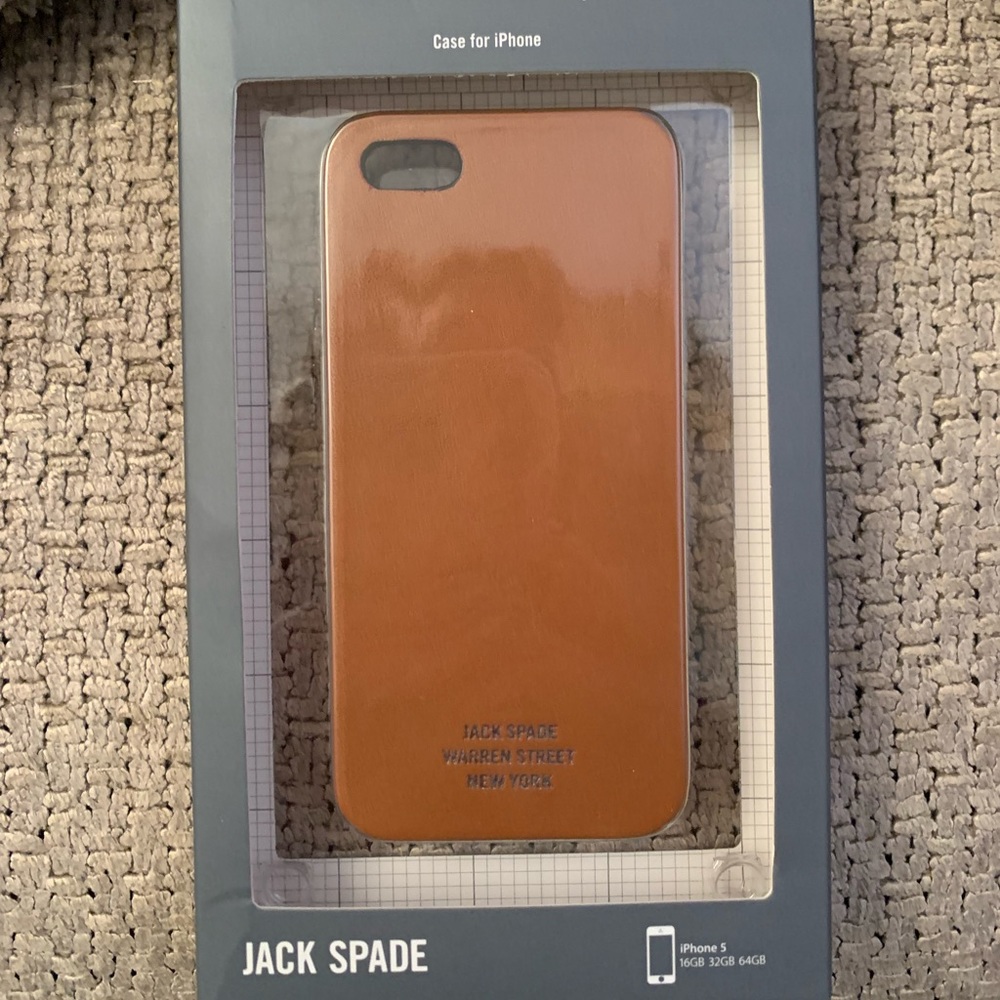 Brand new never used jack spade iPhone 5 case